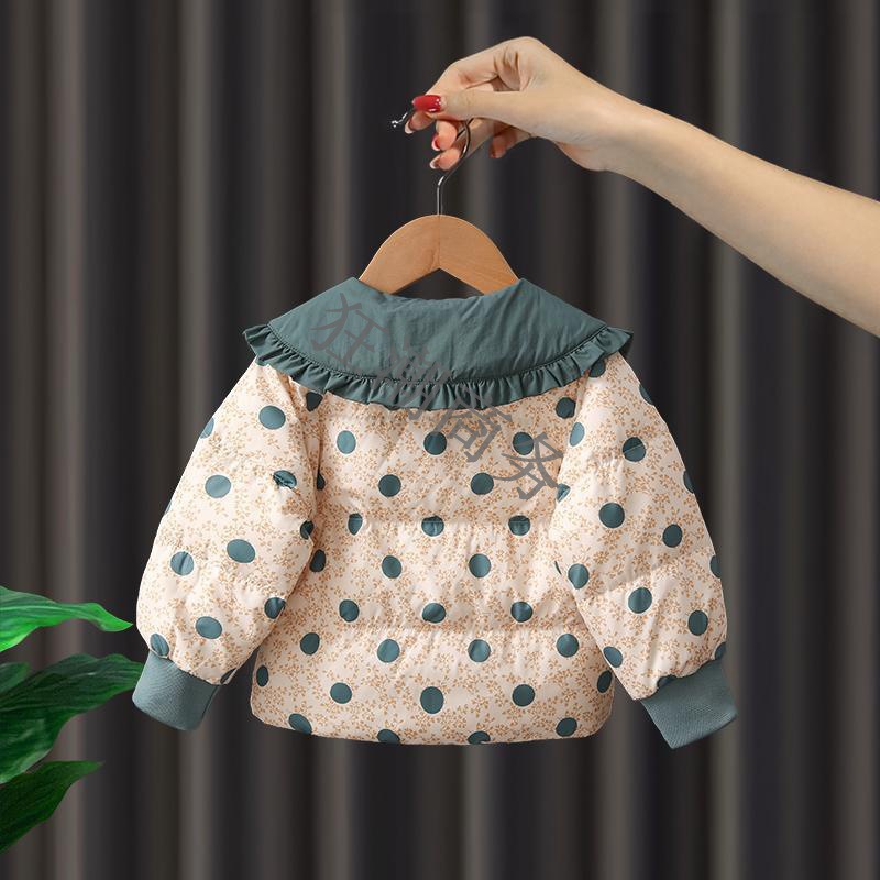 厂家批发小童棉衣女童冬装棉服2022新款童装宝宝儿童冬季洋气代发