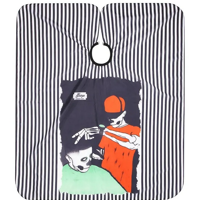 Fabricante spot salón peluquería corte de pelo tela antiadherente estilo europeo y americano simple tinta herramientas de corte de pelo tendencia