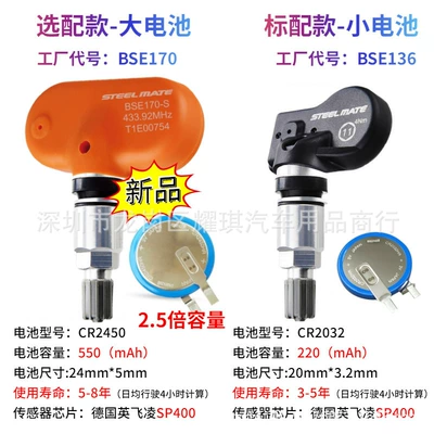 General New E3 External Tire: Tire pressure monitoring system
