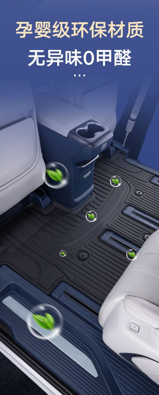 Suitable for Buick Gl8 Floor Mats Surrounding Gl8 Interior Accessories Supplies Carpet Tpe Car Floor Mats Trunk Mat