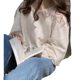 Factory Spring and Autumn New Unique Chic Beautiful Top Korean Style High-end Fragrance Hollow Lace Niche Shirt