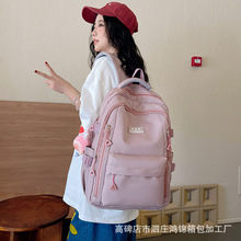 书包女生大学生高中学生初中生小学2025新款双肩包大容量背包