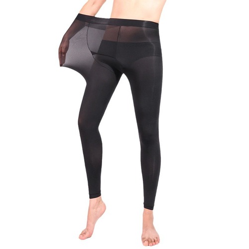 Ultra-thin warm all-in-one pants, heating muscle bottom mask pants, autumn and winter bottoming men's autumn pants, horizontal access control, large size 200 pounds