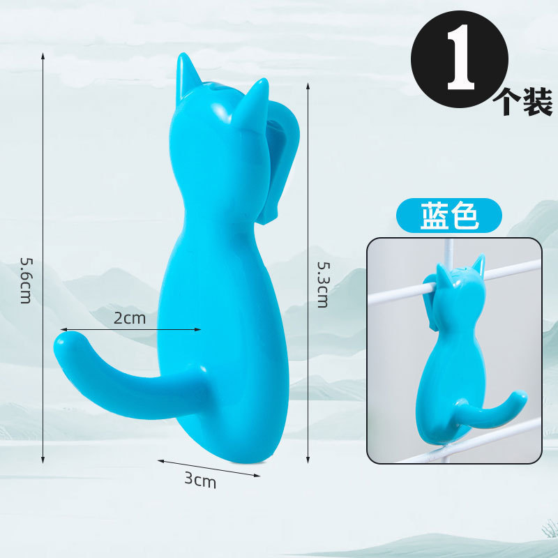 网格片塑料免钉挂钩铁丝网货架墙面展示挂勾幼儿园收纳挂钩免打孔|undefined