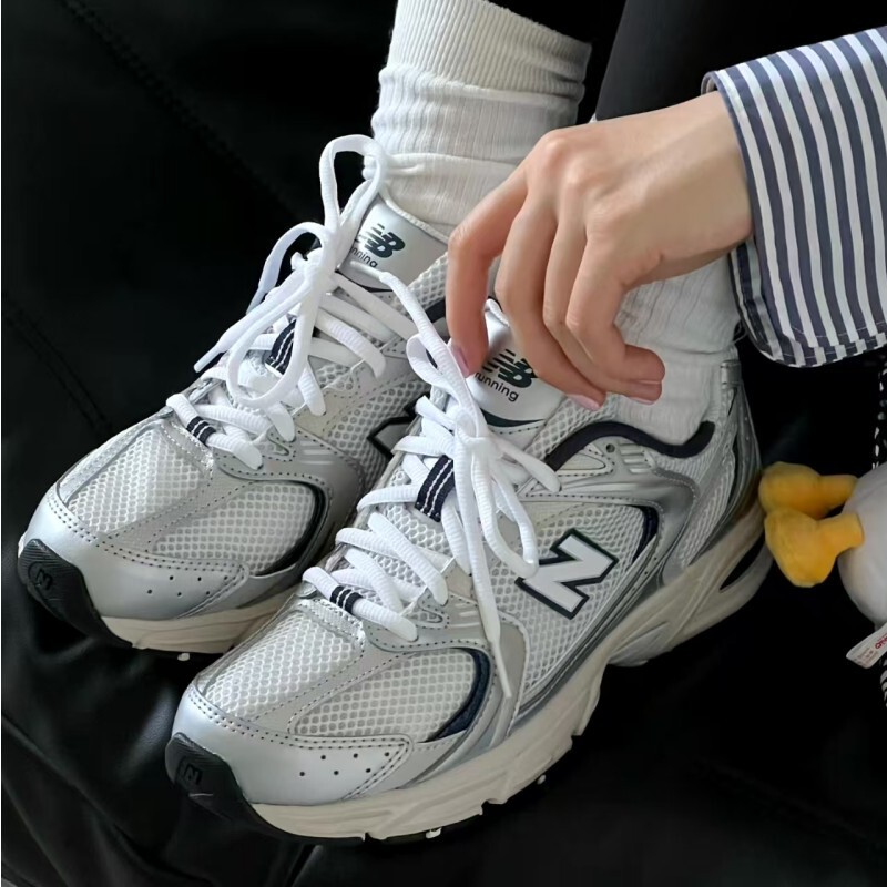 Nb530 Putian Shoes High Version Pure Original Silver Wear-resistant Mesh Running Shoes Autumn Fashion Sports Torre Shoes Men Nb530 Putian Shoes High Version Pure Original Silver Wear-resistant Mesh Running Shoes Autumn Fashion Sports Torre Shoes Men