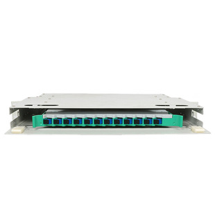 LHG ODF12/24/48/72/96-core optical fiber distribution frame pull-out type with single mode SC flange pigtail