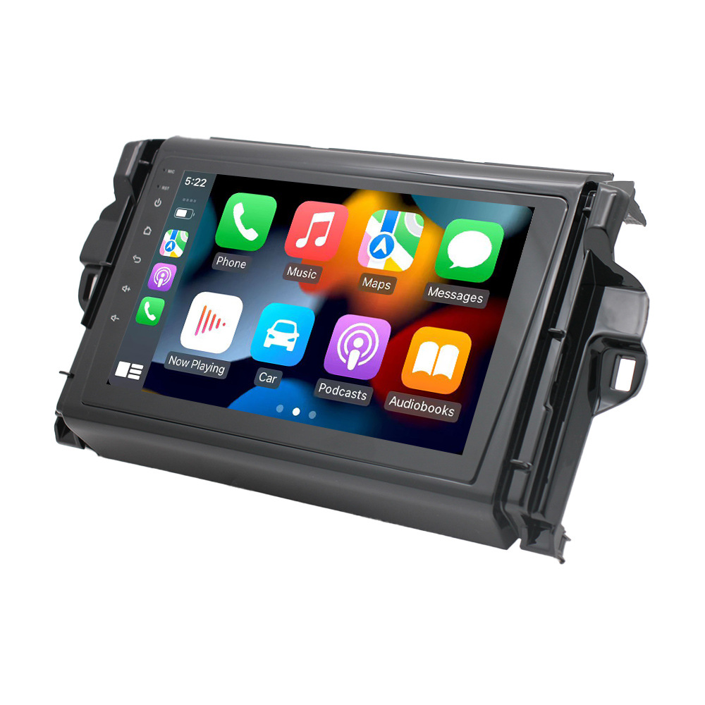 Para Toyota fortuner coche secreto Android navegación GPS todo en un coche que invierte la imagen