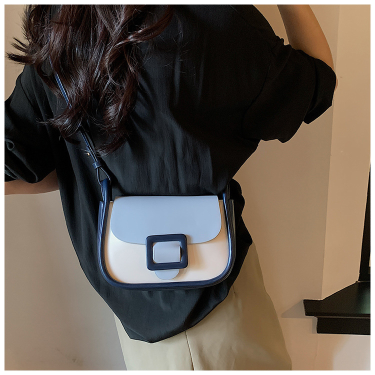 Tämän vuoden suosittu naisten laukku, uusi 2023 huippuluokan yksivärinen tekstuurinen niche-olkalaukku, all-match-lähettilaukku, pieni neliönmuotoinen laukku_voghion.com