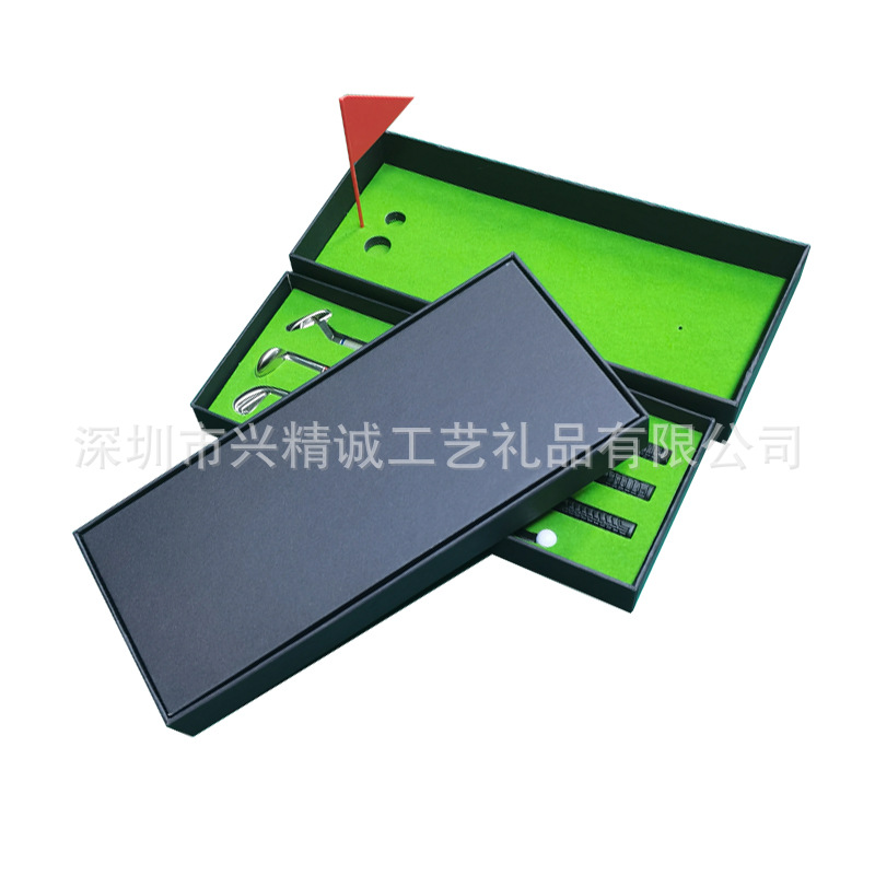 Comercio electrónico transfronterizo suministro Oficina regalo agua pluma traje caja pluma regalo creativo mini pluma de golf