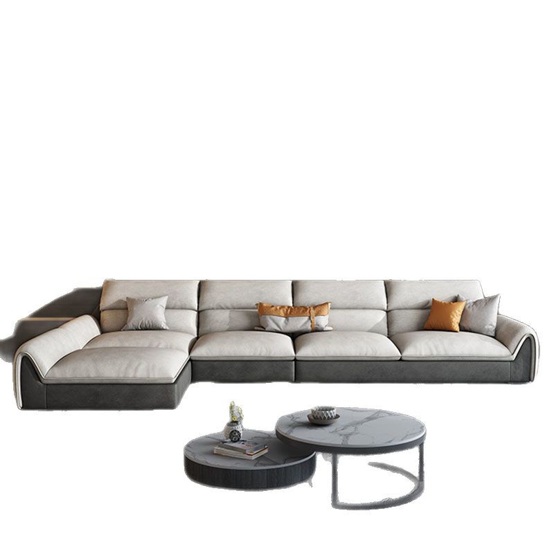 Sofá de tela de tecnología moderna simple de estilo nórdico