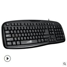 雷迪凯新款技巧电脑笔记本USB办公游戏有线键盘 批发键盘鼠标