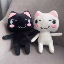 跨境新品Toro Inoue plush多罗猫公仔可爱笑脸情侣猫咪毛绒玩具
