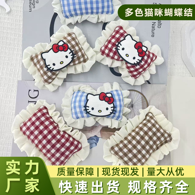 多色蝴蝶结猫咪发夹衣服鞋子时尚少女心饰品卡通配饰