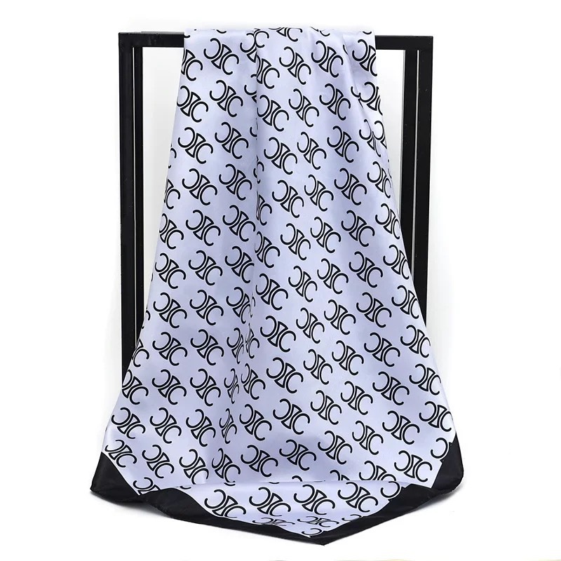 90 스퀘어 타월 [흑백 CC-블랙 에지]]