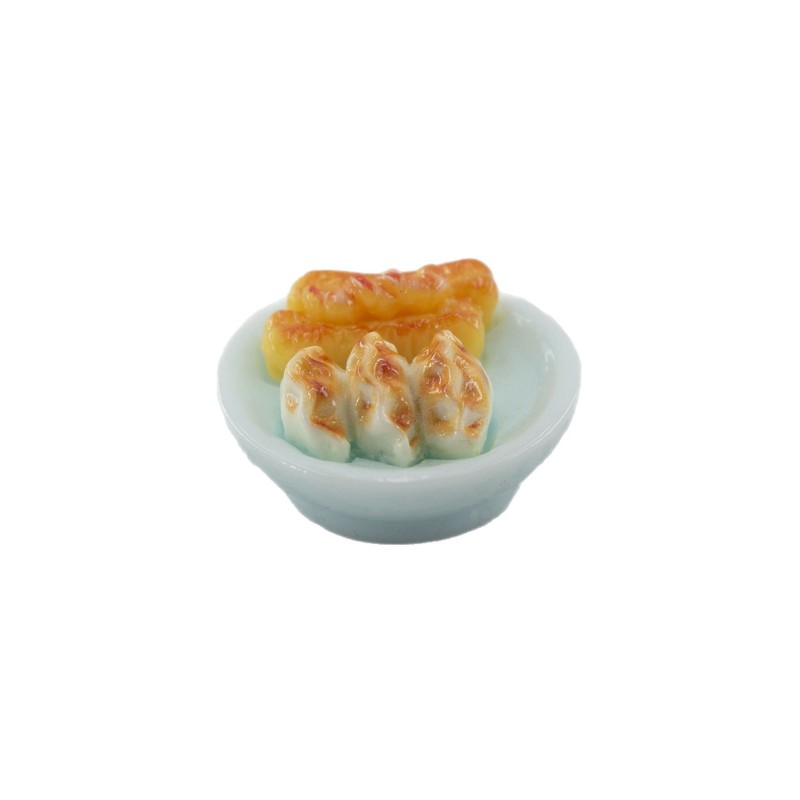 新款立体仿真早餐系列  diy奶油胶树脂配件头饰挂件手机壳冰箱贴|undefined