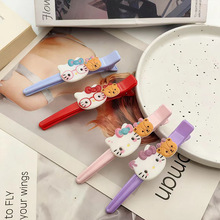 可爱大号眼镜猫咪小熊发夹日系高颜值甜美少女鸭嘴夹发卡发饰批发