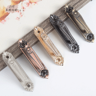 Cross -border supply curtain accessories free punching alloy hook wall hook bedroom kitchen door handle door handle curtain wall hook