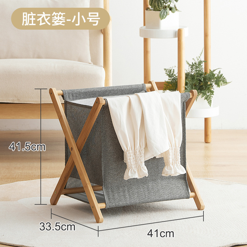 Cesta de la ropa cesta plegable de la ropa del hogar japonés de gran capacidad cesta de la ropa sucia cesta de almacenamiento de entrega de una pieza