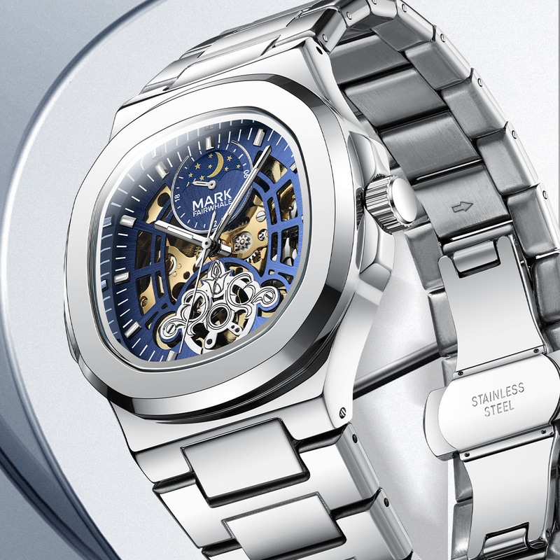 Mark Waffee Mark Fairwhale Watch Brand New Nautilus Automatic Mechanical Watch Cross-border Foreign Trade
