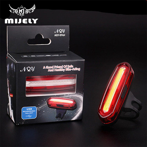 Bicycle Tail Light USB Charging Warning Light Sirius Tail Light Cycling Accessories Charging LED Bicycle Night Riding Light