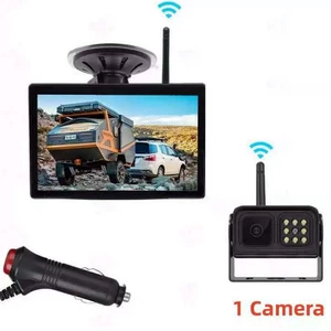 Truck and bus 5inch wireless on-board monitor with built-in wireless high-definition vehicle monitoring and dual-channel reversing camera