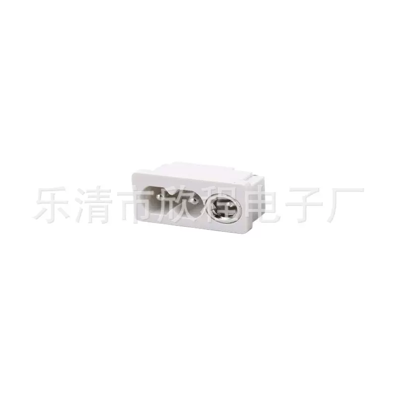 DC+AC-034电源插座8字3针4脚 双用电源充电孔dc母座插座