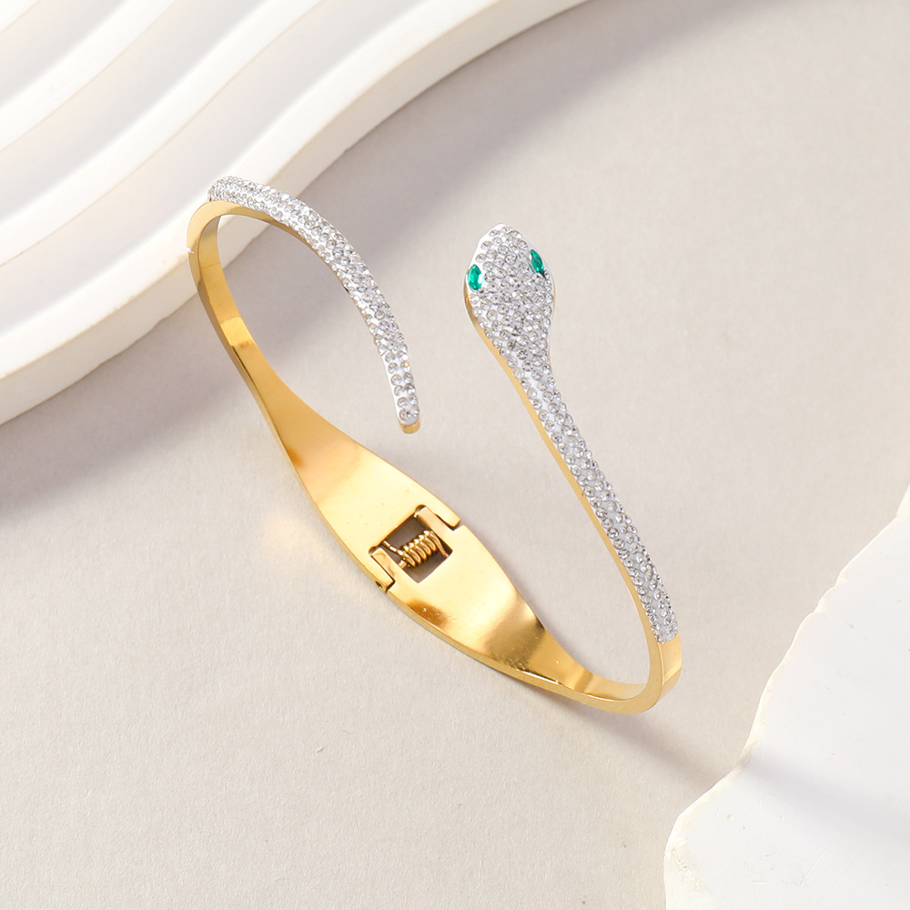Europa y los Estados Unidos transfronterizos pulseras de acero de aluminio de aluminio de alta calidad para mujeres moda versátil números romanos diamantes joyas de acero inoxidable image 4