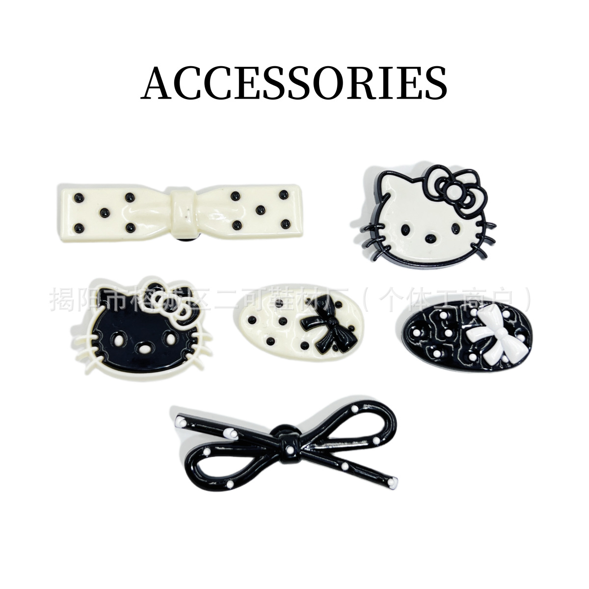 INS primavera nuevo ballet de perla punto de onda arco agujero agujero zapatos de ballet hebilla coreana diy accesorios desmontables