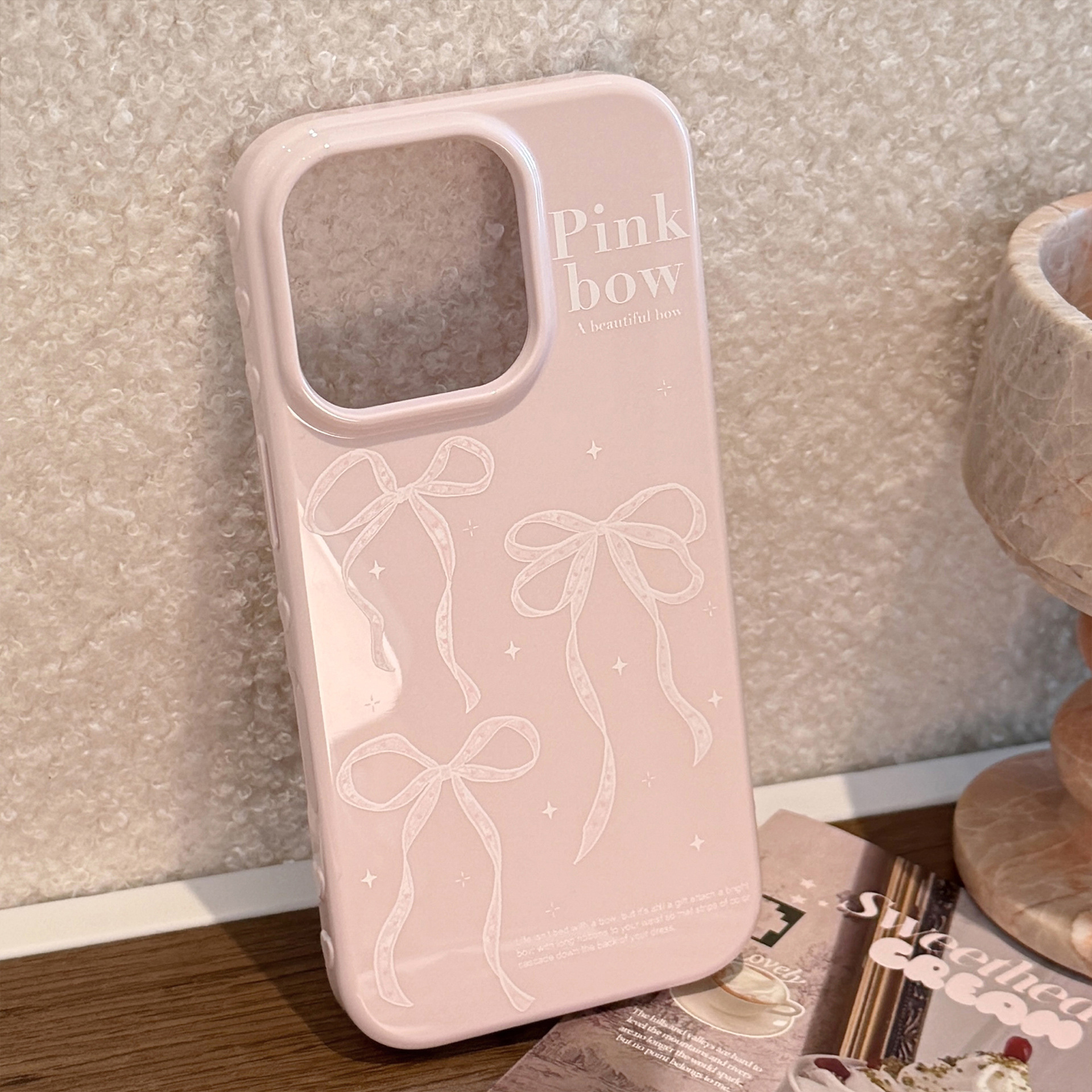 Coque De Téléphone À Nœud Ballet Pour Iphone Pro Max Plus_voghion.com