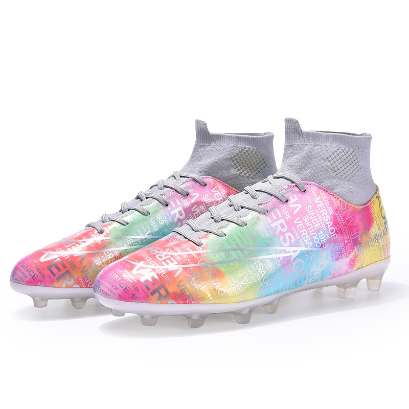 2022 transfronteriza nuevos zapatos de fútbol FGTF de los hombres Transpirable Alto-top largo y corto zapatos de fútbol de uñas moda Comercio Exterior más tamaño 45