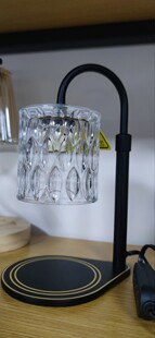 Glass aromatherapy lamp melting wax lamp timing switch two bulbs cross-border e-commerce new products