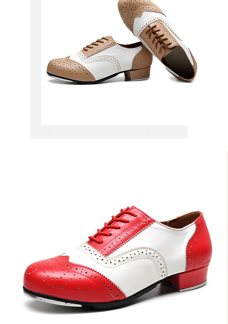 Vyriški laisvalaikio Oksfordo sintetinės odos odiniai sparnuoti užsegami lauko batai_voghion.com