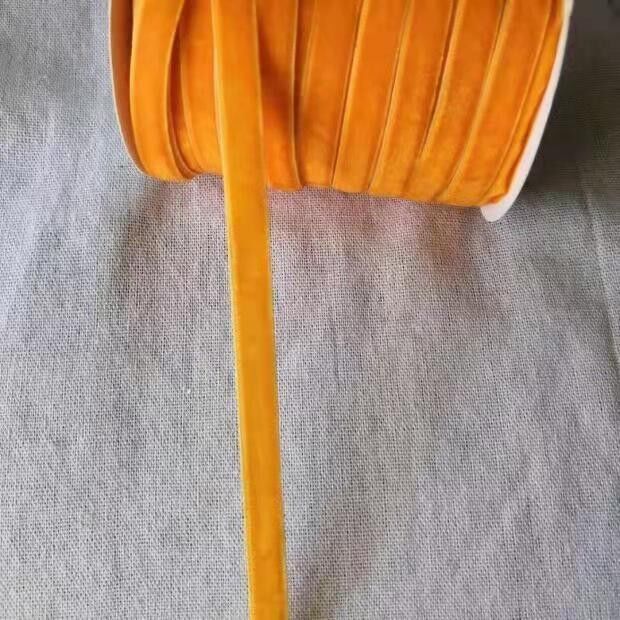 1cm unilateral cinta de terciopelo cinta de terciopelo multi-tamaño cinta de terciopelo ropa de tocado material de decoración