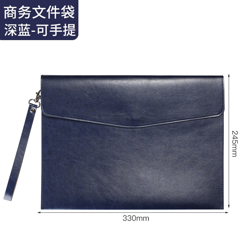 A4PU ファイルバッグ ビジネス オフィス ファイルバッグ シンプルな契約書バッグ 会議情報収納 スポット封筒 支払い|undefined