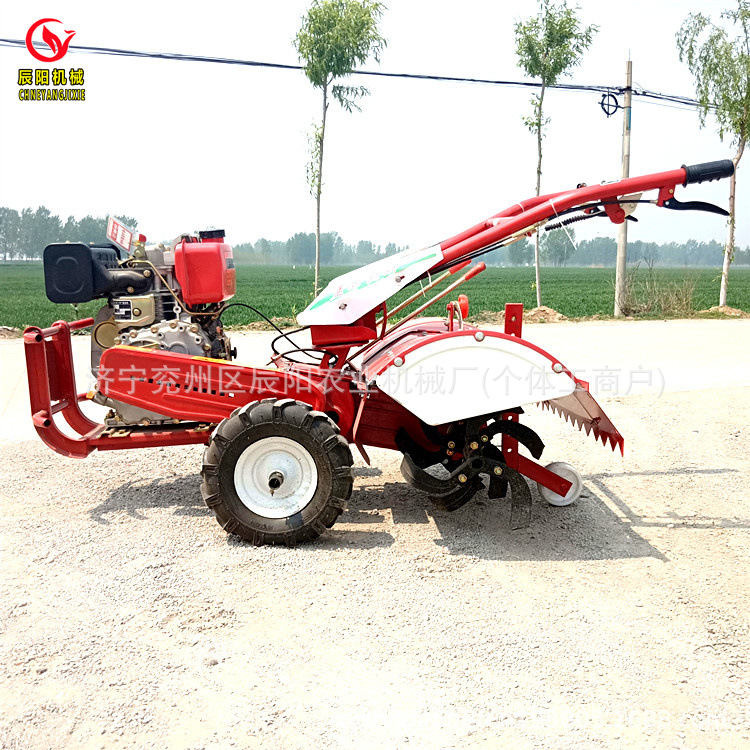 田园管理机多功能开沟施肥精播机 柴油动力微耕机四驱动大马力