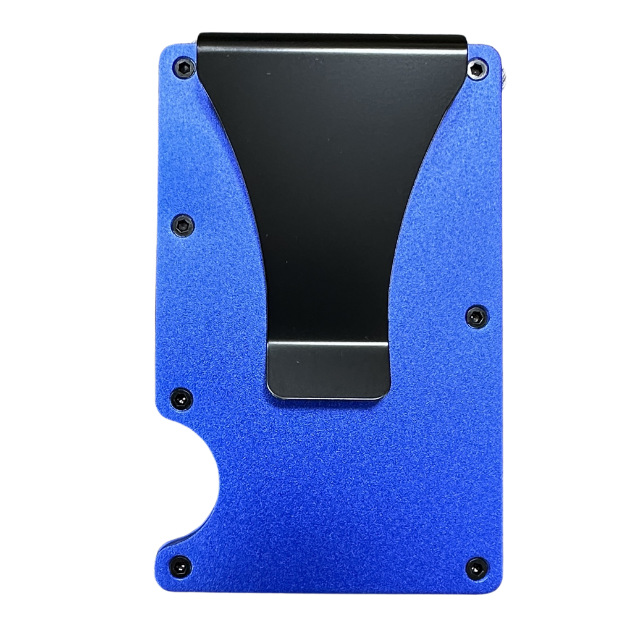 Cartera metálica antirrobo y antimagnética RFID para tarjetas de crédito, de fábrica, en stock en Amazon, de alta demanda, con opción de personalización de logotipo.