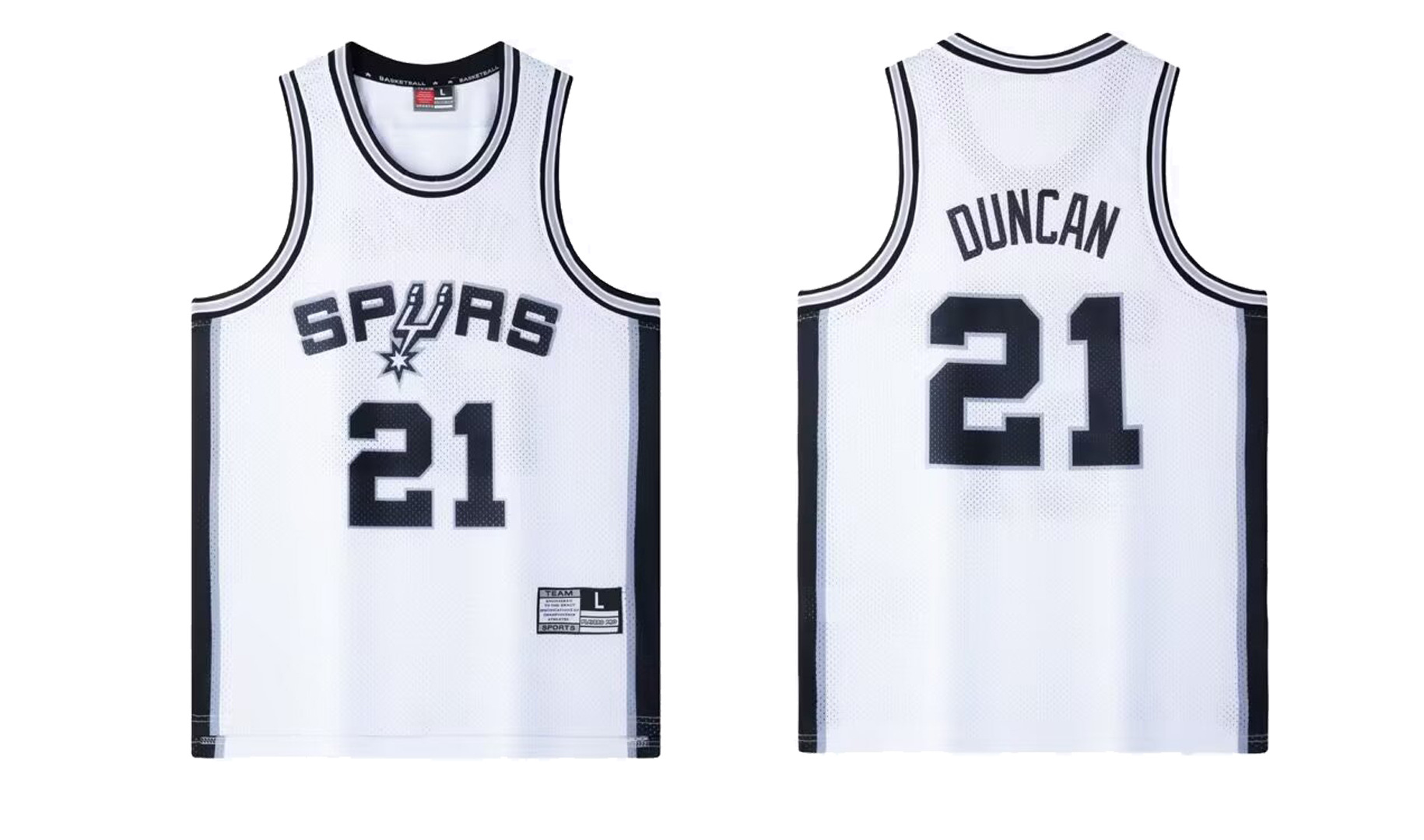 Spurs No. 21 White