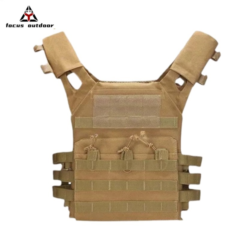 Chaleco deportivo para deportes al aire libre, chaleco táctico JPC de camuflaje militar, chaleco MOLLE multifuncional de combate a prueba de balas CS