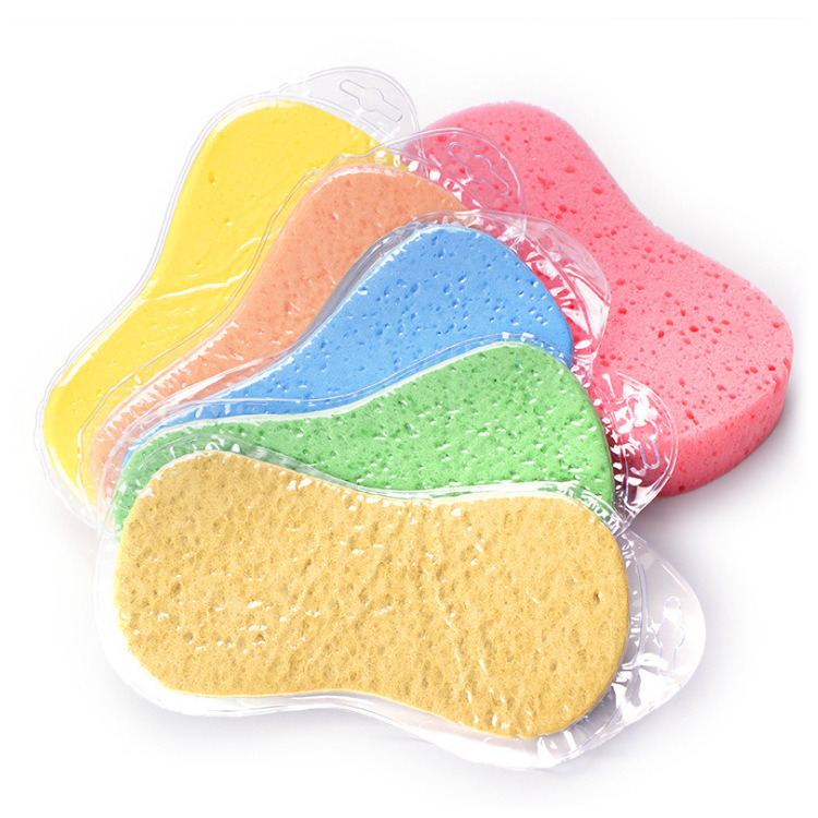 세차용품 진공 스펀지 압축 스펀지 세차 스펀지 산호면 8자형 진공 포장 압축 8자형 스펀지