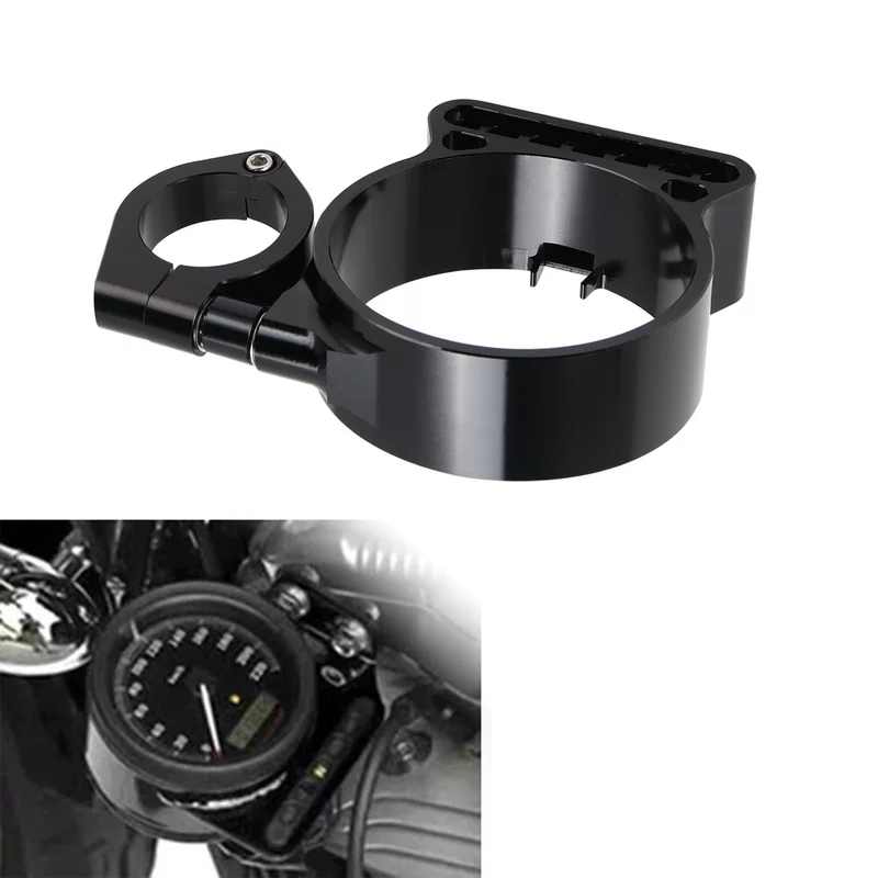 Suitable for Harley XL883/1200C/N/L/R X48 modified side meter bracket bracket bracket