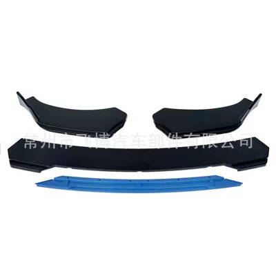 Big Surrounded, spoiler for car protection - round-head-style-blackblue