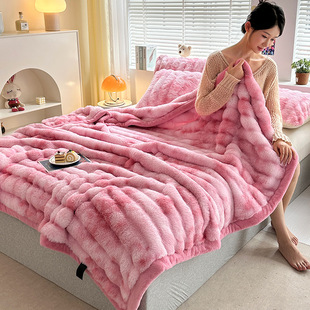 Light Luxury Double-Sided Persian Velvet Blanket Roman Column Blanket Thickeneded Warm Sofa Blanket Cross-Border Temu Xiyin Aliexpress