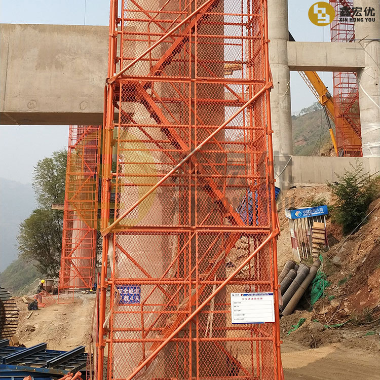 鑫宏优装配式盖梁Z字爬梯厂家直供现货现发资质正规齐全质量可靠