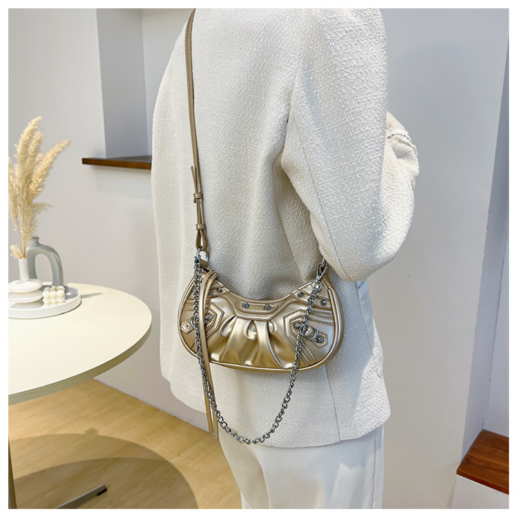 Women's Medium Pu Leather Geometric Fashion Square Zipper Crossbody Bag display picture 6
