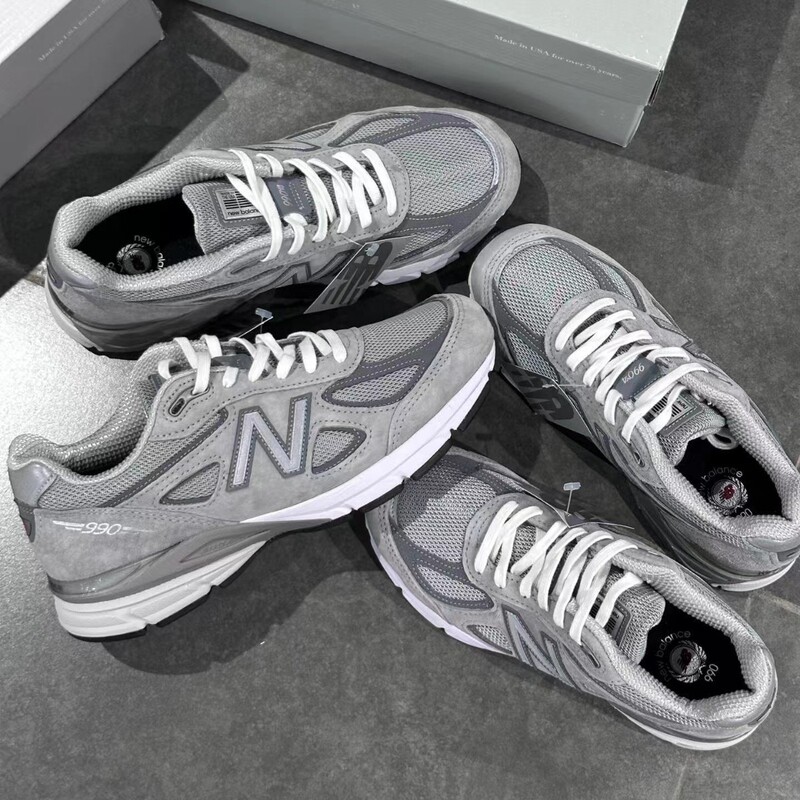 Cross-border Putian high version NB990 V4 series men's and women's retro sports pure original American jogging dad shoes Cross-border Putian high version NB990 V4 series men's and women's retro sports pure original American jogging dad shoes