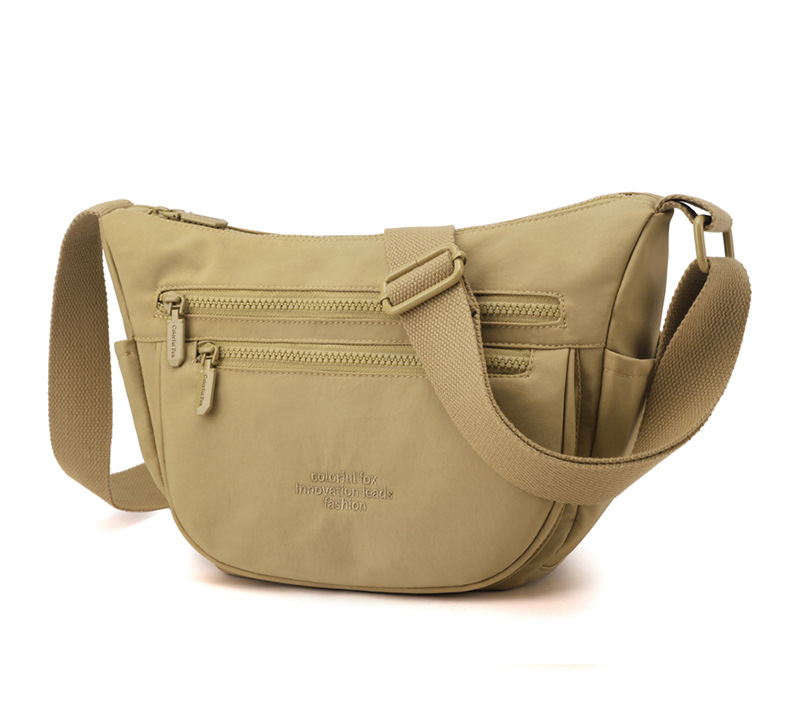 Colorful Fox multi-pocket Dumpling Bag, water-resistant large-capacity single-shoulder bag, new outdoor crossbody bag for men and women undefined