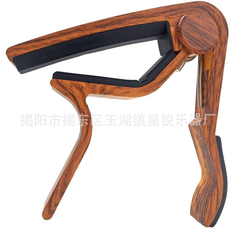 Amazon pop guitarra capo guitarra clip de tuner redwood para guitarra acústica eléctrica guitarra cabo image 8