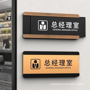 Pull-Out Office Door Sign Frosted Acrylic Wholesale Department Sign Financial Room Warehouse Meeting Instructions