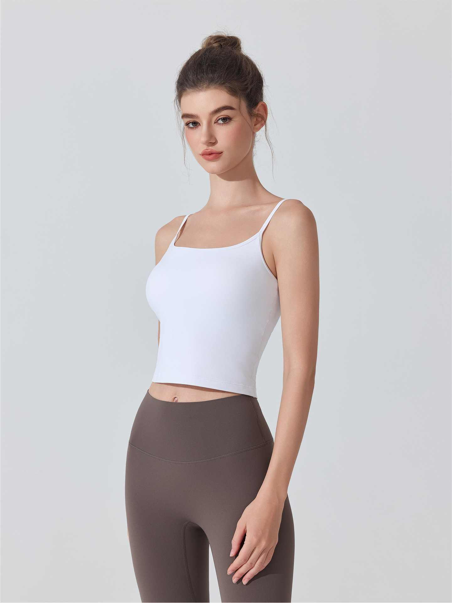 Chaleco antibacteriano de yoga con colchón de pecho ropa interior deportiva antichoque de alta intensidad de entrenamiento físico bra