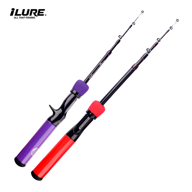 Ailuya telescópica 1.2 1,5 m mango recto pistola mango micro-objeto Luya Rod niños principiante caña de pescar comercio electrónico transfronterizo